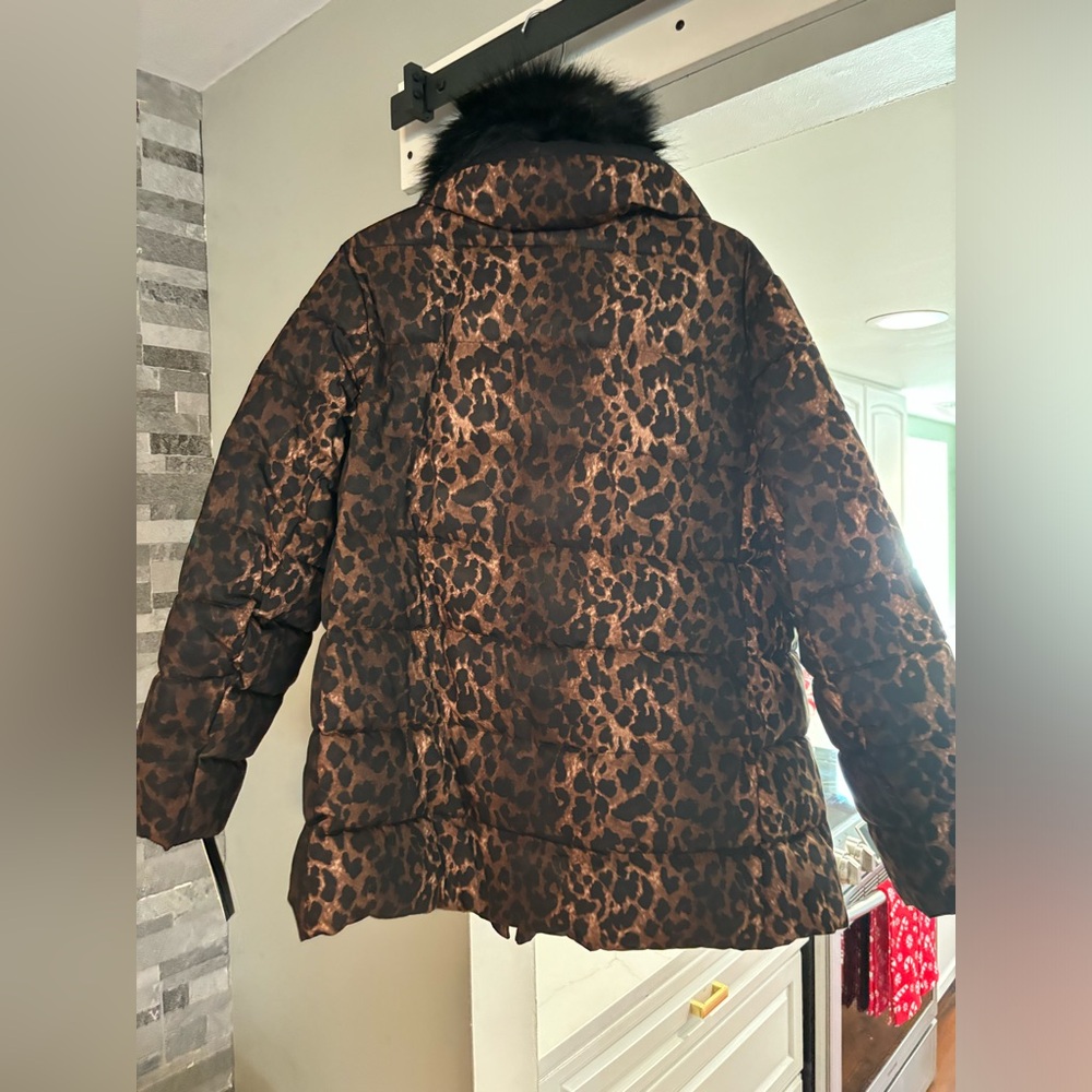 Puffer leopard jacket - Picture 3 of 3